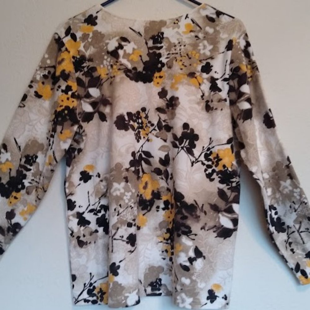 Karen Scott Women's Floral Top Size 0X